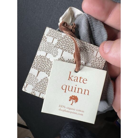 Kate Quinn The Woods Gray Ribbed One Piece Suit Baby Toddler Size 12-18 Mo NWT - Picture 7 of 7